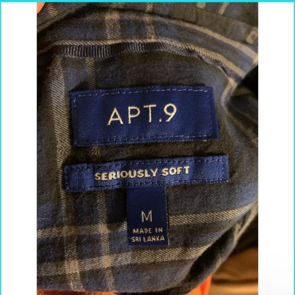 Mens Apt.9 Flannel - Picture 2 of 2